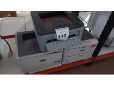 LOTE 110 - 02 IMPRESSORAS MODELO B430DN MARCA OKI E 01 IMPRESSORA MARCA SAMSUNG. (NO ESTADO) ATENÇÃO! FAZER A VISITAÇÃO ANTES DE ARREMATAR, NÃO SABEMOS SE FUNCIONA, LEILÃO NÃO TEM GARANTIA E NEM DEVOLUÇÃO, SUJEITO A POSSÍVEIS AVARIAS VISÍVEIS/OCULTAS E/OU AUSÊNCIA DE COMPONENTES.