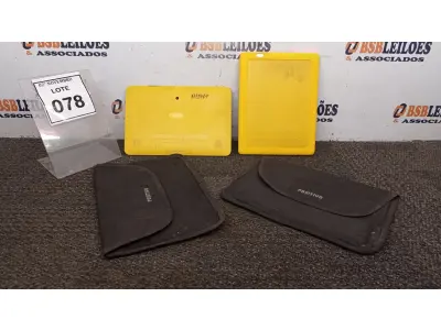 LOTE 078 - 02 TABLETS MARCA POSITIVO COM CAPA. (NO ESTADO) ATENÇÃO! FAZER A VISITAÇÃO ANTES DE ARREMATAR, NÃO SABEMOS SE FUNCIONA, LEILÃO NÃO TEM GARANTIA E NEM DEVOLUÇÃO, SUJEITO A POSSÍVEIS AVARIAS VISÍVEIS/OCULTAS E/OU AUSÊNCIA DE COMPONENTES.
