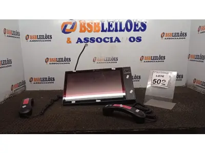 LOTE 502 - 01 EQUIPAMENTO DE VIDEOCONFERÊNCIA. (NO ESTADO) ATENÇÃO! FAZER A VISITAÇÃO ANTES DE ARREMATAR, NÃO SABEMOS SE FUNCIONA, LEILÃO NÃO TEM GARANTIA E NEM DEVOLUÇÃO, SUJEITO A POSSÍVEIS AVARIAS VISÍVEIS/OCULTAS E/OU AUSÊNCIA DE COMPONENTES.