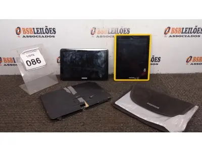 LOTE 086 - 02 TABLETS MARCA POSITIVO COM CAPA. (NO ESTADO) ATENÇÃO! FAZER A VISITAÇÃO ANTES DE ARREMATAR, NÃO SABEMOS SE FUNCIONA, LEILÃO NÃO TEM GARANTIA E NEM DEVOLUÇÃO, SUJEITO A POSSÍVEIS AVARIAS VISÍVEIS/OCULTAS E/OU AUSÊNCIA DE COMPONENTES.