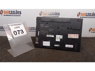 LOTE 073 - 01 NOTEBOOK MARCA LENOVO SÉRIE THINKPAD. (NO ESTADO) ATENÇÃO! FAZER A VISITAÇÃO ANTES DE ARREMATAR, NÃO SABEMOS SE FUNCIONA, LEILÃO NÃO TEM GARANTIA E NEM DEVOLUÇÃO, SUJEITO A POSSÍVEIS AVARIAS VISÍVEIS/OCULTAS E/OU AUSÊNCIA DE COMPONENTES.