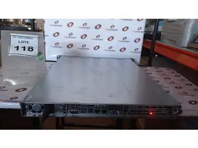 LOTE 118 - 01 SERVIDOR MARCA DIEBOLD. (NO ESTADO) ATENÇÃO! FAZER A VISITAÇÃO ANTES DE ARREMATAR, NÃO SABEMOS SE FUNCIONA, LEILÃO NÃO TEM GARANTIA E NEM DEVOLUÇÃO, SUJEITO A POSSÍVEIS AVARIAS VISÍVEIS/OCULTAS E/OU AUSÊNCIA DE COMPONENTES.