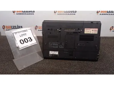 LOTE 003 - 01 NOTEBOOK SÉRIE PROBOOK MARCA HP. (NO ESTADO) ATENÇÃO! FAZER A VISITAÇÃO ANTES DE ARREMATAR, NÃO SABEMOS SE FUNCIONA, LEILÃO NÃO TEM GARANTIA E NEM DEVOLUÇÃO, SUJEITO A POSSÍVEIS AVARIAS VISÍVEIS/OCULTAS E/OU AUSÊNCIA DE COMPONENTES.