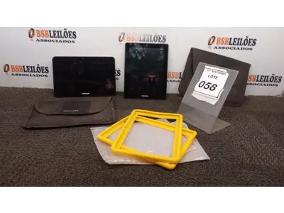 LOTE 058 - 02 TABLETS MARCA POSITIVO COM CAPA. (NO ESTADO) ATENÇÃO! FAZER A VISITAÇÃO ANTES DE ARREMATAR, NÃO SABEMOS SE FUNCIONA, LEILÃO NÃO TEM GARANTIA E NEM DEVOLUÇÃO, SUJEITO A POSSÍVEIS AVARIAS VISÍVEIS/OCULTAS E/OU AUSÊNCIA DE COMPONENTES.