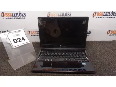 LOTE 024 - 01 NOTEBOOK MARCA ITAUTEC PARA RETIRADA DE PEÇAS. (NO ESTADO) ATENÇÃO! FAZER A VISITAÇÃO ANTES DE ARREMATAR, NÃO SABEMOS SE FUNCIONA, LEILÃO NÃO TEM GARANTIA E NEM DEVOLUÇÃO, SUJEITO A POSSÍVEIS AVARIAS VISÍVEIS/OCULTAS E/OU AUSÊNCIA DE COMPONENTES.