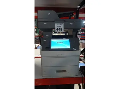 01 IMPRESSORA MULTIFUNCIONAL MODELO X656DE MARCA LEXMARK. (NO ESTADO) ATENÇÃO! FAZER A VISITAÇÃO ANTES DE ARREMATAR, NÃO SABEMOS SE FUNCIONA, LEILÃO NÃO TEM GARANTIA E NEM DEVOLUÇÃO, SUJEITO A POSSÍVEIS AVARIAS VISÍVEIS/OCULTAS E/OU AUSÊNCIA DE COMPONENTES.