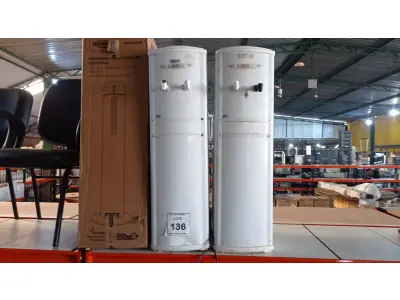 LOTE 136 - 02 BEBEDOUROS PARA GARRAFÃO MARCA IBBL E 01 DISPENSE PARA ÁLCOOL EM GEL COM PEDAL. (NO ESTADO) ATENÇÃO! FAZER A VISITAÇÃO ANTES DE ARREMATAR, NÃO SABEMOS SE FUNCIONA, LEILÃO NÃO TEM GARANTIA E NEM DEVOLUÇÃO, SUJEITO A POSSÍVEIS AVARIAS VISÍVEIS/OCULTAS E/OU AUSÊNCIA DE COMPONENTES.