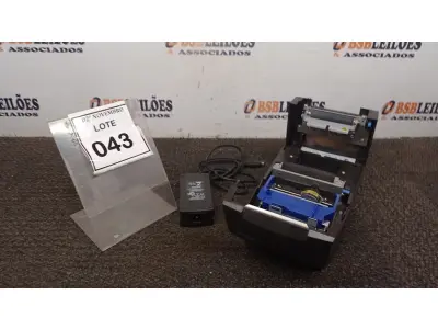 LOTE 043 - 01 IMPRESSORA DE CUPOM MARCA DIEBOLD COM FONTE. (NO ESTADO) ATENÇÃO! FAZER A VISITAÇÃO ANTES DE ARREMATAR, NÃO SABEMOS SE FUNCIONA, LEILÃO NÃO TEM GARANTIA E NEM DEVOLUÇÃO, SUJEITO A POSSÍVEIS AVARIAS VISÍVEIS/OCULTAS E/OU AUSÊNCIA DE COMPONENTES.