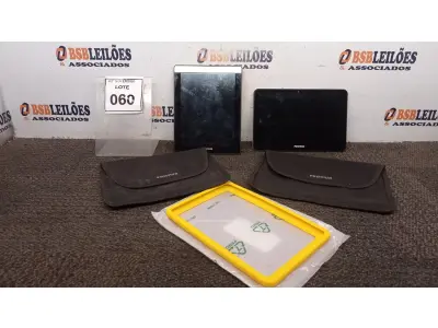 LOTE 060 - 02 TABLETS MARCA POSITIVO COM CAPA. (NO ESTADO) ATENÇÃO! FAZER A VISITAÇÃO ANTES DE ARREMATAR, NÃO SABEMOS SE FUNCIONA, LEILÃO NÃO TEM GARANTIA E NEM DEVOLUÇÃO, SUJEITO A POSSÍVEIS AVARIAS VISÍVEIS/OCULTAS E/OU AUSÊNCIA DE COMPONENTES.