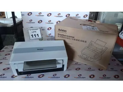 LOTE 111 - 01 SCANNER MARCA AVISION. (NO ESTADO) ATENÇÃO! FAZER A VISITAÇÃO ANTES DE ARREMATAR, NÃO SABEMOS SE FUNCIONA, LEILÃO NÃO TEM GARANTIA E NEM DEVOLUÇÃO, SUJEITO A POSSÍVEIS AVARIAS VISÍVEIS/OCULTAS E/OU AUSÊNCIA DE COMPONENTES.