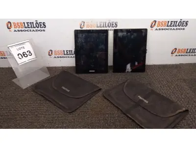 LOTE 063 - 02 TABLETS MARCA POSITIVO COM CAPA. (NO ESTADO) ATENÇÃO! FAZER A VISITAÇÃO ANTES DE ARREMATAR, NÃO SABEMOS SE FUNCIONA, LEILÃO NÃO TEM GARANTIA E NEM DEVOLUÇÃO, SUJEITO A POSSÍVEIS AVARIAS VISÍVEIS/OCULTAS E/OU AUSÊNCIA DE COMPONENTES.