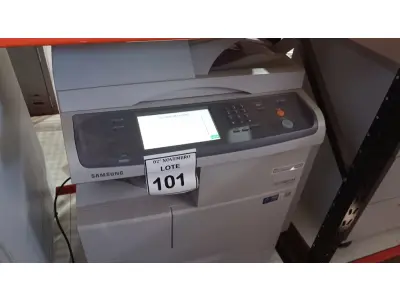 LOTE 101 - 01 IMPRESSORA MULTIFUNCIONAL MODELO 6555NX MARCA SAMSUNG. (NO ESTADO) ATENÇÃO! FAZER A VISITAÇÃO ANTES DE ARREMATAR, NÃO SABEMOS SE FUNCIONA, LEILÃO NÃO TEM GARANTIA E NEM DEVOLUÇÃO, SUJEITO A POSSÍVEIS AVARIAS VISÍVEIS/OCULTAS E/OU AUSÊNCIA DE COMPONENTES.