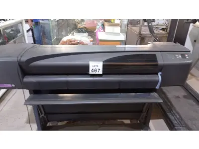 LOTE 467 - 01 PLOTTER MODELO DESIGNJET 800 MARCA HP. (NO ESTADO) ATENÇÃO! FAZER A VISITAÇÃO ANTES DE ARREMATAR, NÃO SABEMOS SE FUNCIONA, LEILÃO NÃO TEM GARANTIA E NEM DEVOLUÇÃO, SUJEITO A POSSÍVEIS AVARIAS VISÍVEIS/OCULTAS E/OU AUSÊNCIA DE COMPONENTES.