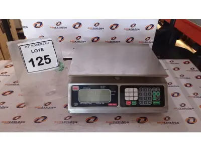 LOTE 125 - 01 BALANÇA MÁXIMO 4.20KG MARCA MAGNA. (NO ESTADO) ATENÇÃO! FAZER A VISITAÇÃO ANTES DE ARREMATAR, NÃO SABEMOS SE FUNCIONA, LEILÃO NÃO TEM GARANTIA E NEM DEVOLUÇÃO, SUJEITO A POSSÍVEIS AVARIAS VISÍVEIS/OCULTAS E/OU AUSÊNCIA DE COMPONENTES.