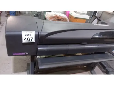 LOTE 467 - 01 PLOTTER MODELO DESIGNJET 800 MARCA HP. (NO ESTADO) ATENÇÃO! FAZER A VISITAÇÃO ANTES DE ARREMATAR, NÃO SABEMOS SE FUNCIONA, LEILÃO NÃO TEM GARANTIA E NEM DEVOLUÇÃO, SUJEITO A POSSÍVEIS AVARIAS VISÍVEIS/OCULTAS E/OU AUSÊNCIA DE COMPONENTES.