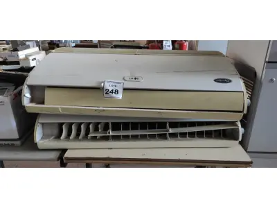 LOTE 248 - 02 EVAPORADORAS PARA RETIRADA DE PEÇAS. (NO ESTADO) ATENÇÃO! FAZER A VISITAÇÃO ANTES DE ARREMATAR, NÃO SABEMOS SE FUNCIONA, LEILÃO NÃO TEM GARANTIA E NEM DEVOLUÇÃO, SUJEITO A POSSÍVEIS AVARIAS VISÍVEIS/OCULTAS E/OU AUSÊNCIA DE COMPONENTES.