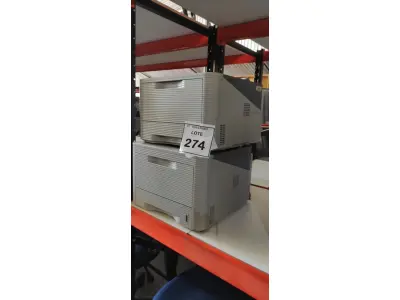 LOTE 274 - 02 IMPRESSORAS MODELO ML-3750ND MARCA SAMSUNG. (NO ESTADO) ATENÇÃO! FAZER A VISITAÇÃO ANTES DE ARREMATAR, NÃO SABEMOS SE FUNCIONA, LEILÃO NÃO TEM GARANTIA E NEM DEVOLUÇÃO, SUJEITO A POSSÍVEIS AVARIAS VISÍVEIS/OCULTAS E/OU AUSÊNCIA DE COMPONENTES.