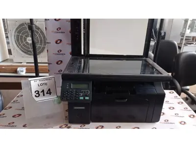 LOTE 314 - 01 IMPRESSORA MULTIFUNCIONAL MODELO M1212 MARCA HP. (NO ESTADO) ATENÇÃO! FAZER A VISITAÇÃO ANTES DE ARREMATAR, NÃO SABEMOS SE FUNCIONA, LEILÃO NÃO TEM GARANTIA E NEM DEVOLUÇÃO, SUJEITO A POSSÍVEIS AVARIAS VISÍVEIS/OCULTAS E/OU AUSÊNCIA DE COMPONENTES.