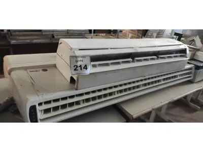 LOTE 214 - 02 EVAPORADORAS PARA RETIRADA DE PEÇAS E 01 IMPRESSORA REGISTRADORA. (NO ESTADO) ATENÇÃO! FAZER A VISITAÇÃO ANTES DE ARREMATAR, NÃO SABEMOS SE FUNCIONA, LEILÃO NÃO TEM GARANTIA E NEM DEVOLUÇÃO, SUJEITO A POSSÍVEIS AVARIAS VISÍVEIS/OCULTAS E/OU AUSÊNCIA DE COMPONENTES.