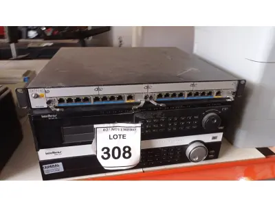 LOTE 308 - 02 DVRS MARCA INTELBRAS E 01 SWITCH. (NO ESTADO) ATENÇÃO! FAZER A VISITAÇÃO ANTES DE ARREMATAR, NÃO SABEMOS SE FUNCIONA, LEILÃO NÃO TEM GARANTIA E NEM DEVOLUÇÃO, SUJEITO A POSSÍVEIS AVARIAS VISÍVEIS/OCULTAS E/OU AUSÊNCIA DE COMPONENTES.