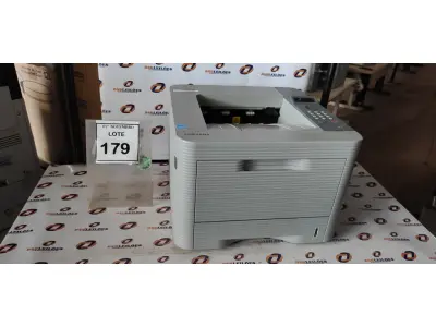 LOTE 179 - 01 IMPRESSORA MODELO ML-3750ND MARCA SAMSUNG. (NO ESTADO) ATENÇÃO! FAZER A VISITAÇÃO ANTES DE ARREMATAR, NÃO SABEMOS SE FUNCIONA, LEILÃO NÃO TEM GARANTIA E NEM DEVOLUÇÃO, SUJEITO A POSSÍVEIS AVARIAS VISÍVEIS/OCULTAS E/OU AUSÊNCIA DE COMPONENTES.