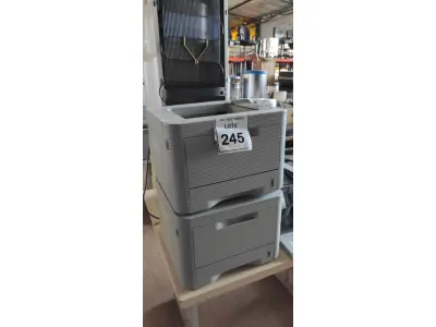 LOTE 245 - 02 IMPRESSORAS MODELO ML-3750ND MARCA SAMSUNG. (NO ESTADO) ATENÇÃO! FAZER A VISITAÇÃO ANTES DE ARREMATAR, NÃO SABEMOS SE FUNCIONA, LEILÃO NÃO TEM GARANTIA E NEM DEVOLUÇÃO, SUJEITO A POSSÍVEIS AVARIAS VISÍVEIS/OCULTAS E/OU AUSÊNCIA DE COMPONENTES.