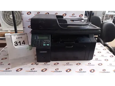 LOTE 314 - 01 IMPRESSORA MULTIFUNCIONAL MODELO M1212 MARCA HP. (NO ESTADO) ATENÇÃO! FAZER A VISITAÇÃO ANTES DE ARREMATAR, NÃO SABEMOS SE FUNCIONA, LEILÃO NÃO TEM GARANTIA E NEM DEVOLUÇÃO, SUJEITO A POSSÍVEIS AVARIAS VISÍVEIS/OCULTAS E/OU AUSÊNCIA DE COMPONENTES.