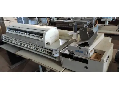 LOTE 214 - 02 EVAPORADORAS PARA RETIRADA DE PEÇAS E 01 IMPRESSORA REGISTRADORA. (NO ESTADO) ATENÇÃO! FAZER A VISITAÇÃO ANTES DE ARREMATAR, NÃO SABEMOS SE FUNCIONA, LEILÃO NÃO TEM GARANTIA E NEM DEVOLUÇÃO, SUJEITO A POSSÍVEIS AVARIAS VISÍVEIS/OCULTAS E/OU AUSÊNCIA DE COMPONENTES.