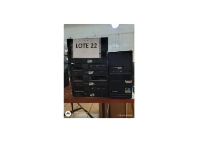 06 MICROCOMPUTADORES, SENDO 01 PLACA MÃE E 05 MICROCOMPUTADORES DESKTOP – ITAUTEC; (NO ESTADO DE CONSERVAÇÃO QUE SE ENCONTRAM)