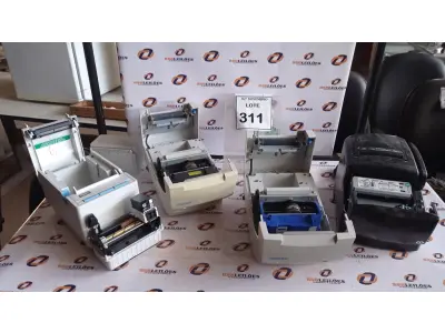 LOTE 311 - 04 IMPRESSORAS DE CUPOM  MARCAS E MODELOS DIVERSOS. (NO ESTADO) ATENÇÃO! FAZER A VISITAÇÃO ANTES DE ARREMATAR, NÃO SABEMOS SE FUNCIONA, LEILÃO NÃO TEM GARANTIA E NEM DEVOLUÇÃO, SUJEITO A POSSÍVEIS AVARIAS VISÍVEIS/OCULTAS E/OU AUSÊNCIA DE COMPONENTES.
