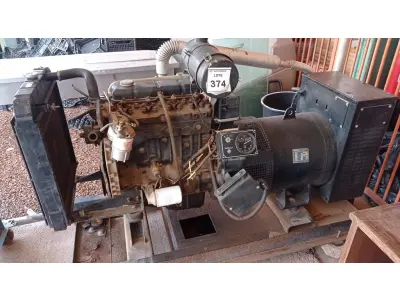 LOTE 374 - 01 GERADOR COM PÊTENCIA DE 55 KVA MARCA HEIMER. (NO ESTADO) ATENÇÃO! FAZER A VISITAÇÃO ANTES DE ARREMATAR, NÃO SABEMOS SE FUNCIONA, LEILÃO NÃO TEM GARANTIA E NEM DEVOLUÇÃO, SUJEITO A POSSÍVEIS AVARIAS VISÍVEIS/OCULTAS E/OU AUSÊNCIA DE COMPONENTES.