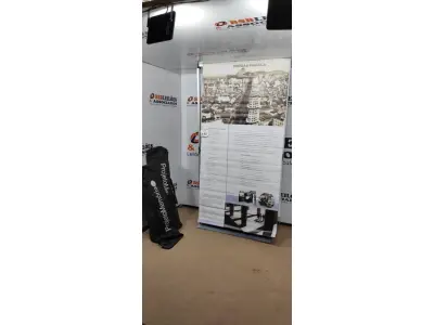 LOTE 242 - 02 EXPOSITORES DE CARTAZES. (NO ESTADO) ATENÇÃO! FAZER A VISITAÇÃO ANTES DE ARREMATAR, NÃO SABEMOS SE FUNCIONA, LEILÃO NÃO TEM GARANTIA E NEM DEVOLUÇÃO, SUJEITO A POSSÍVEIS AVARIAS VISÍVEIS/OCULTAS E/OU AUSÊNCIA DE COMPONENTES.