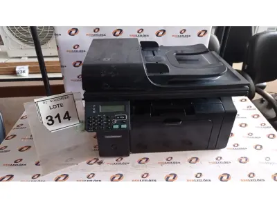 LOTE 314 - 01 IMPRESSORA MULTIFUNCIONAL MODELO M1212 MARCA HP. (NO ESTADO) ATENÇÃO! FAZER A VISITAÇÃO ANTES DE ARREMATAR, NÃO SABEMOS SE FUNCIONA, LEILÃO NÃO TEM GARANTIA E NEM DEVOLUÇÃO, SUJEITO A POSSÍVEIS AVARIAS VISÍVEIS/OCULTAS E/OU AUSÊNCIA DE COMPONENTES.
