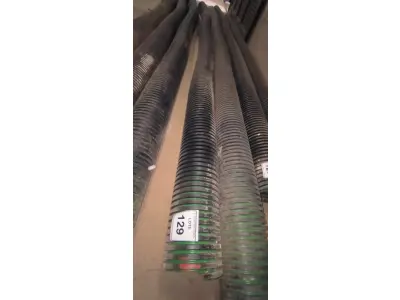 LOTE 129 - 02 MANGUEIRAS PERFURADAS PARA DRENAGEM. (NO ESTADO) ATENÇÃO! FAZER A VISITAÇÃO ANTES DE ARREMATAR, NÃO SABEMOS SE FUNCIONA, LEILÃO NÃO TEM GARANTIA E NEM DEVOLUÇÃO, SUJEITO A POSSÍVEIS AVARIAS VISÍVEIS/OCULTAS E/OU AUSÊNCIA DE COMPONENTES.