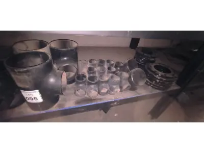 LOTE 095 - 01 LOTE COM TE DE 3”DE AÇO CARBONO. (NO ESTADO) ATENÇÃO! FAZER A VISITAÇÃO ANTES DE ARREMATAR, NÃO SABEMOS SE FUNCIONA, LEILÃO NÃO TEM GARANTIA E NEM DEVOLUÇÃO, SUJEITO A POSSÍVEIS AVARIAS VISÍVEIS/OCULTAS E/OU AUSÊNCIA DE COMPONENTES