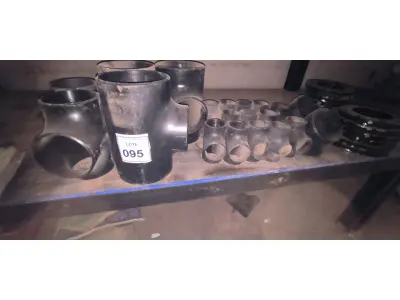 LOTE 095 - 01 LOTE COM TE DE 3”DE AÇO CARBONO. (NO ESTADO) ATENÇÃO! FAZER A VISITAÇÃO ANTES DE ARREMATAR, NÃO SABEMOS SE FUNCIONA, LEILÃO NÃO TEM GARANTIA E NEM DEVOLUÇÃO, SUJEITO A POSSÍVEIS AVARIAS VISÍVEIS/OCULTAS E/OU AUSÊNCIA DE COMPONENTES