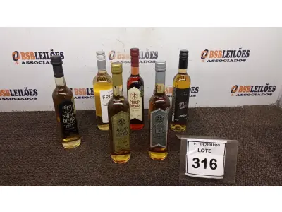LOTE 316 - 06 GARRAFAS DE HIDROMEL DA MARCA PHILIP MEAD DE 500ML E 750ML SABORES DIVERSOS. (NO ESTADO) ATENÇÃO! FAZER A VISITAÇÃO ANTES DE ARREMATAR, NÃO SABEMOS SE FUNCIONA, LEILÃO NÃO TEM GARANTIA E NEM DEVOLUÇÃO, SUJEITO A POSSÍVEIS AVARIAS VISÍVEIS/OCULTAS E/OU AUSÊNCIA DE COMPONENTES.