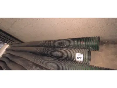 LOTE 127 - 02 MANGUEIRAS PERFURADAS PARA DRENAGEM. (NO ESTADO) ATENÇÃO! FAZER A VISITAÇÃO ANTES DE ARREMATAR, NÃO SABEMOS SE FUNCIONA, LEILÃO NÃO TEM GARANTIA E NEM DEVOLUÇÃO, SUJEITO A POSSÍVEIS AVARIAS VISÍVEIS/OCULTAS E/OU AUSÊNCIA DE COMPONENTES.