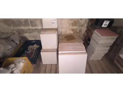 LOTE 119 - 01 LOTE COM REVESTIMENTOS 20X20CM NA COR MARROM, PISOS 45X45CM E APROXIMADAMENTE 05 CAIXA DE REVERTIMENTO 30X30CM. (NO ESTADO) ATENÇÃO! FAZER A VISITAÇÃO ANTES DE ARREMATAR, NÃO SABEMOS SE FUNCIONA, LEILÃO NÃO TEM GARANTIA E NEM DEVOLUÇÃO, SUJEITO A POSSÍVEIS AVARIAS VISÍVEIS/OCULTAS E/OU AUSÊNCIA DE COMPONENTES.