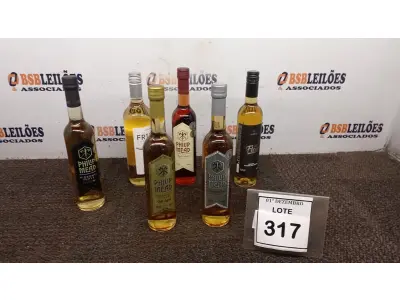 LOTE 317 - 06 GARRAFAS DE HIDROMEL DA MARCA PHILIP MEAD DE 500ML E 750ML SABORES DIVERSOS. (NO ESTADO) ATENÇÃO! FAZER A VISITAÇÃO ANTES DE ARREMATAR, NÃO SABEMOS SE FUNCIONA, LEILÃO NÃO TEM GARANTIA E NEM DEVOLUÇÃO, SUJEITO A POSSÍVEIS AVARIAS VISÍVEIS/OCULTAS E/OU AUSÊNCIA DE COMPONENTES.