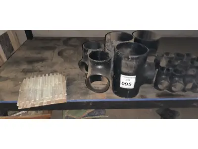 LOTE 095 - 01 LOTE COM TE DE 3”DE AÇO CARBONO. (NO ESTADO) ATENÇÃO! FAZER A VISITAÇÃO ANTES DE ARREMATAR, NÃO SABEMOS SE FUNCIONA, LEILÃO NÃO TEM GARANTIA E NEM DEVOLUÇÃO, SUJEITO A POSSÍVEIS AVARIAS VISÍVEIS/OCULTAS E/OU AUSÊNCIA DE COMPONENTES