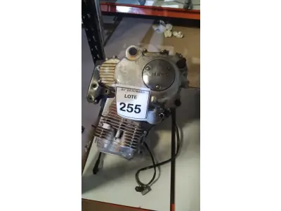 LOTE 255 - 01 MOTOR DE MOTO DAFRA. (NO ESTADO) ATENÇÃO! FAZER A VISITAÇÃO ANTES DE ARREMATAR, NÃO SABEMOS SE FUNCIONA, LEILÃO NÃO TEM GARANTIA E NEM DEVOLUÇÃO, SUJEITO A POSSÍVEIS AVARIAS VISÍVEIS/OCULTAS E/OU AUSÊNCIA DE COMPONENTES.