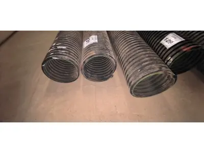 LOTE 129 - 02 MANGUEIRAS PERFURADAS PARA DRENAGEM. (NO ESTADO) ATENÇÃO! FAZER A VISITAÇÃO ANTES DE ARREMATAR, NÃO SABEMOS SE FUNCIONA, LEILÃO NÃO TEM GARANTIA E NEM DEVOLUÇÃO, SUJEITO A POSSÍVEIS AVARIAS VISÍVEIS/OCULTAS E/OU AUSÊNCIA DE COMPONENTES.