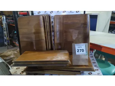 LOTE 270 - 20 PLACAS DE MADEIRA. (NO ESTADO) ATENÇÃO! FAZER A VISITAÇÃO ANTES DE ARREMATAR, NÃO SABEMOS SE FUNCIONA, LEILÃO NÃO TEM GARANTIA E NEM DEVOLUÇÃO, SUJEITO A POSSÍVEIS AVARIAS VISÍVEIS/OCULTAS E/OU AUSÊNCIA DE COMPONENTES.