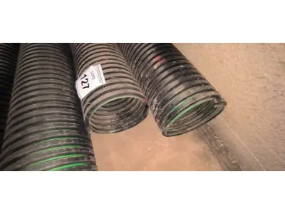 LOTE 127 - 02 MANGUEIRAS PERFURADAS PARA DRENAGEM. (NO ESTADO) ATENÇÃO! FAZER A VISITAÇÃO ANTES DE ARREMATAR, NÃO SABEMOS SE FUNCIONA, LEILÃO NÃO TEM GARANTIA E NEM DEVOLUÇÃO, SUJEITO A POSSÍVEIS AVARIAS VISÍVEIS/OCULTAS E/OU AUSÊNCIA DE COMPONENTES.