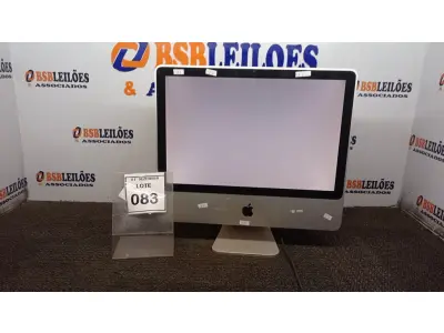 LOTE 083 - 01 IMAC APPLE. (NO ESTADO) ATENÇÃO! FAZER A VISITAÇÃO ANTES DE ARREMATAR, NÃO SABEMOS SE FUNCIONA, LEILÃO NÃO TEM GARANTIA E NEM DEVOLUÇÃO, SUJEITO A POSSÍVEIS AVARIAS VISÍVEIS/OCULTAS E/OU AUSÊNCIA DE COMPONENTES.