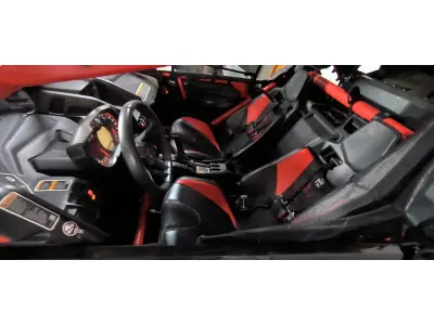 LOTE 138 - 01 VEÍCULO CAN-AM MAVERICK X3 XRS; ANO 2018. (NO ESTADO) ATENÇÃO! FAZER A VISITAÇÃO ANTES DE ARREMATAR, NÃO SABEMOS SE FUNCIONA, LEILÃO NÃO TEM GARANTIA E NEM DEVOLUÇÃO, SUJEITO A POSSÍVEIS AVARIAS VISÍVEIS/OCULTAS E/OU AUSÊNCIA DE COMPONENTES.