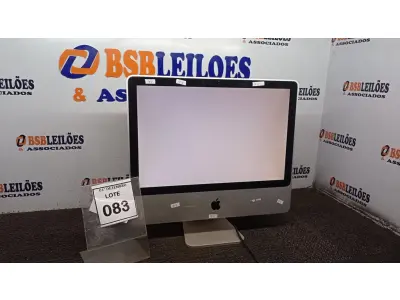 LOTE 083 - 01 IMAC APPLE. (NO ESTADO) ATENÇÃO! FAZER A VISITAÇÃO ANTES DE ARREMATAR, NÃO SABEMOS SE FUNCIONA, LEILÃO NÃO TEM GARANTIA E NEM DEVOLUÇÃO, SUJEITO A POSSÍVEIS AVARIAS VISÍVEIS/OCULTAS E/OU AUSÊNCIA DE COMPONENTES.