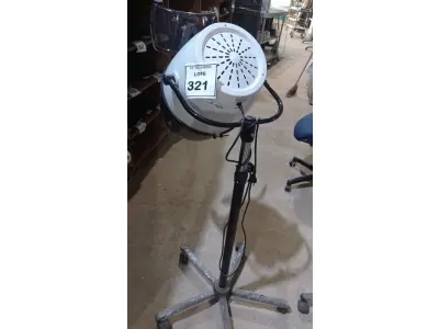 LOTE 321 - 01 SECADOR DE CABELO PROFISSIONAL MARCA MEGABELL. (NO ESTADO) ATENÇÃO! FAZER A VISITAÇÃO ANTES DE ARREMATAR, NÃO SABEMOS SE FUNCIONA, LEILÃO NÃO TEM GARANTIA E NEM DEVOLUÇÃO, SUJEITO A POSSÍVEIS AVARIAS VISÍVEIS/OCULTAS E/OU AUSÊNCIA DE COMPONENTES.