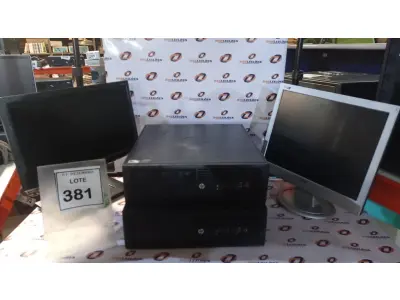 LOTE 381 - 02 CPUS DDR3 MARCA HP E 02 MONITORES MARCAS ACER E PHILIPS. (NO ESTADO) ATENÇÃO! FAZER A VISITAÇÃO ANTES DE ARREMATAR, NÃO SABEMOS SE FUNCIONA, LEILÃO NÃO TEM GARANTIA E NEM DEVOLUÇÃO, SUJEITO A POSSÍVEIS AVARIAS VISÍVEIS/OCULTAS E/OU AUSÊNCIA DE COMPONENTES.